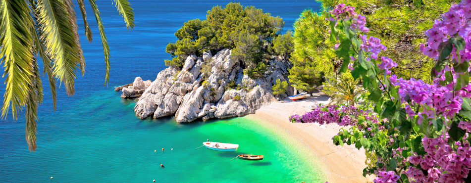 Kroatien Brela Badebucht